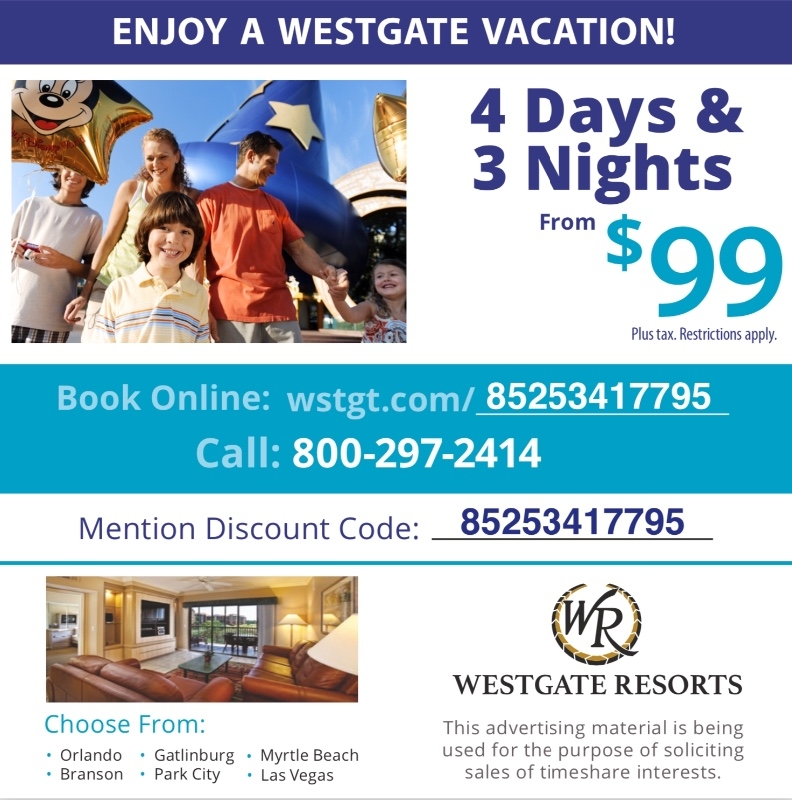 Enjoy A Discounted Vacation On Me!